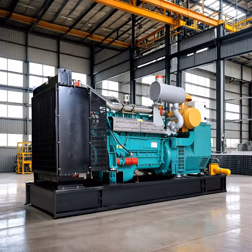 Industrial diesel generator used for reliable backup power in commercial and industrial facilities