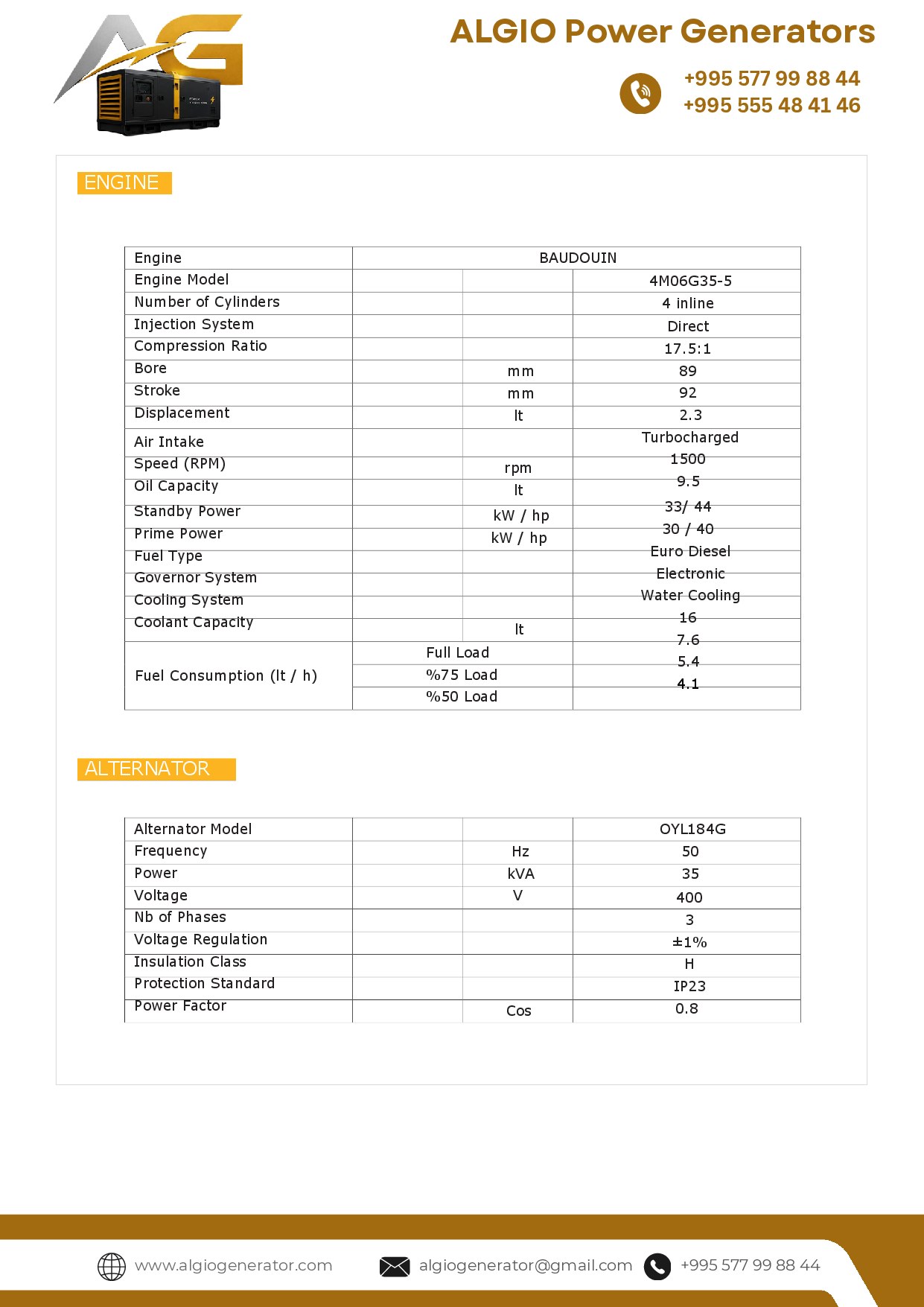 35 kVA Silent Diesel Generator - Page 2