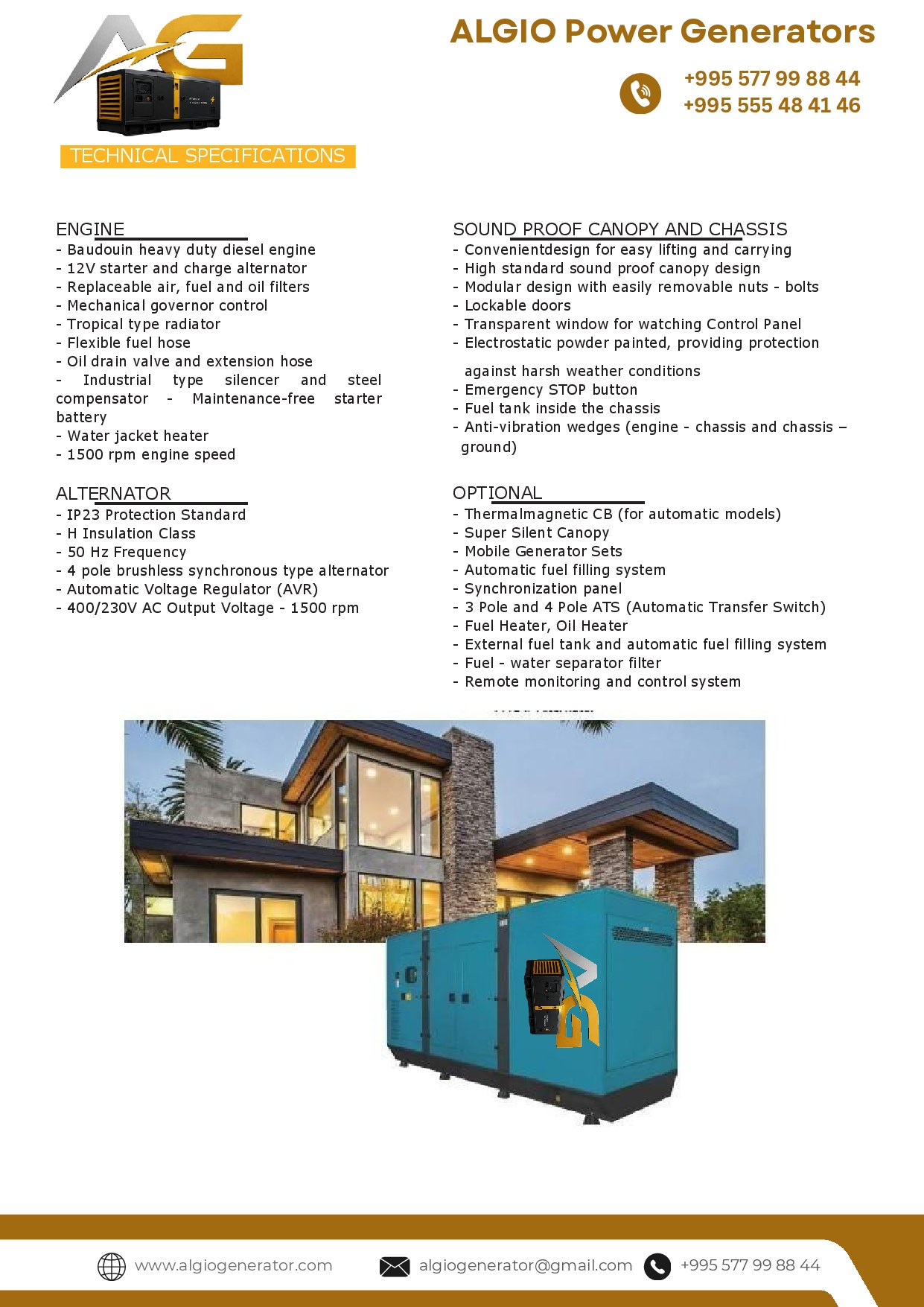 35 kVA Silent Diesel Generator - Page 3