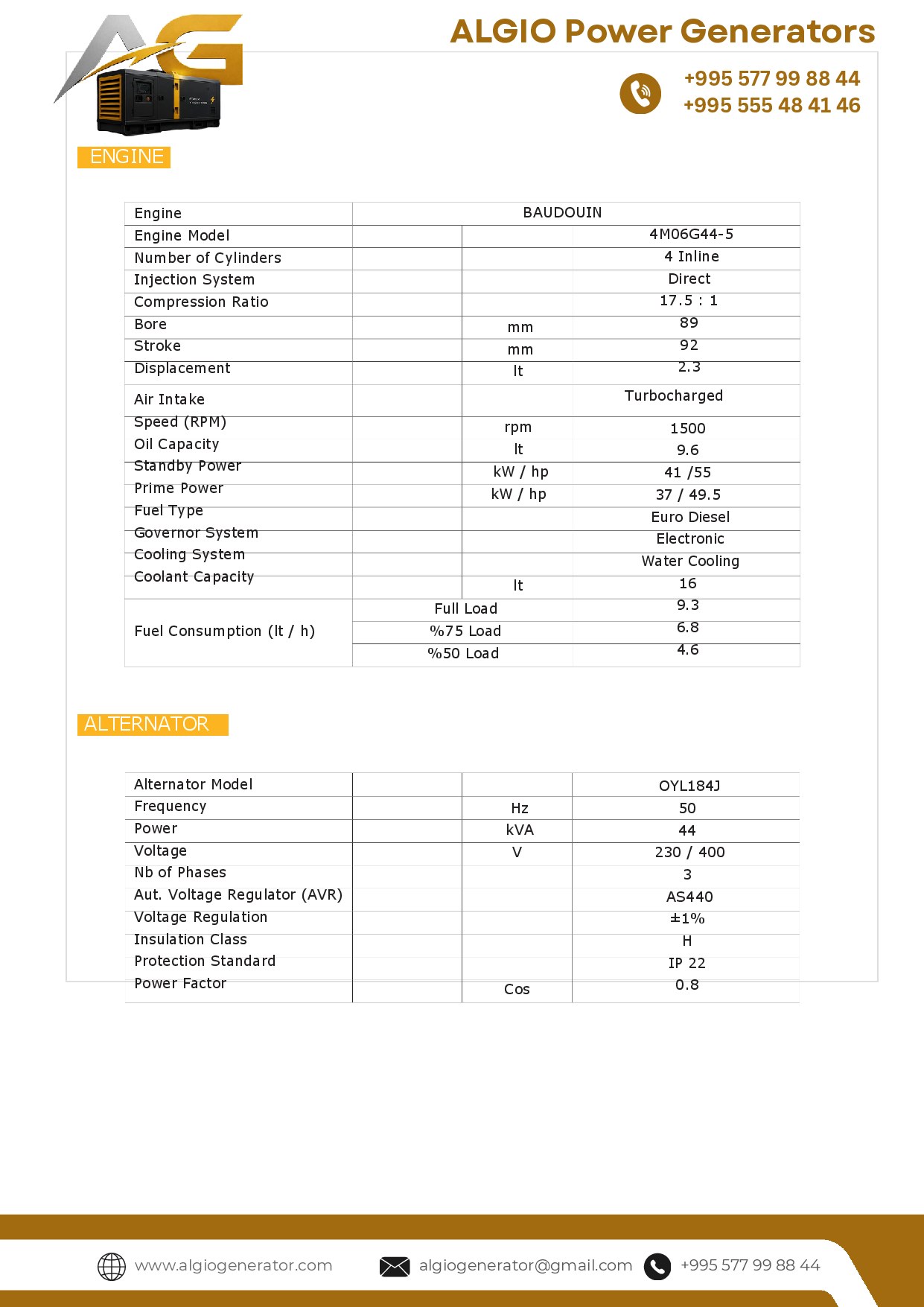 44 kVA diesel generator - Page 2