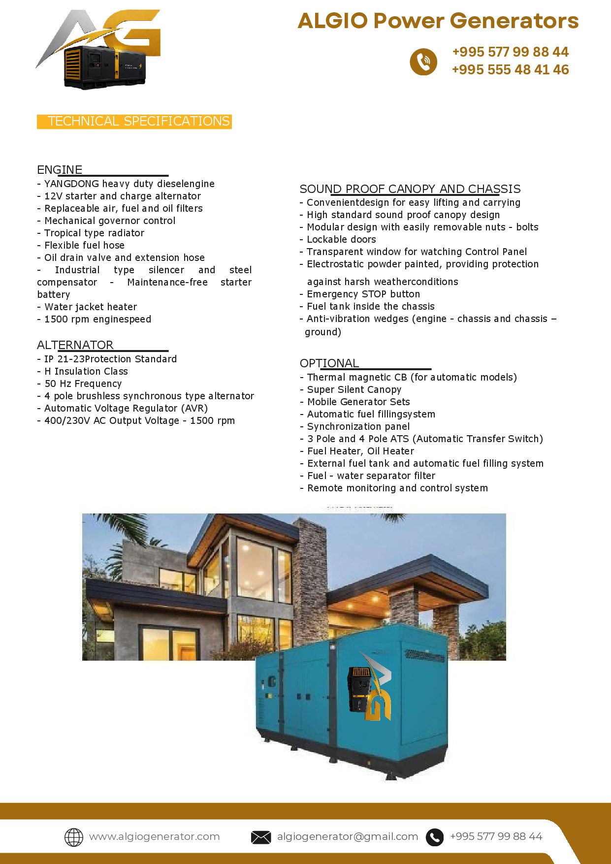 44 kVA diesel generator - Page 3