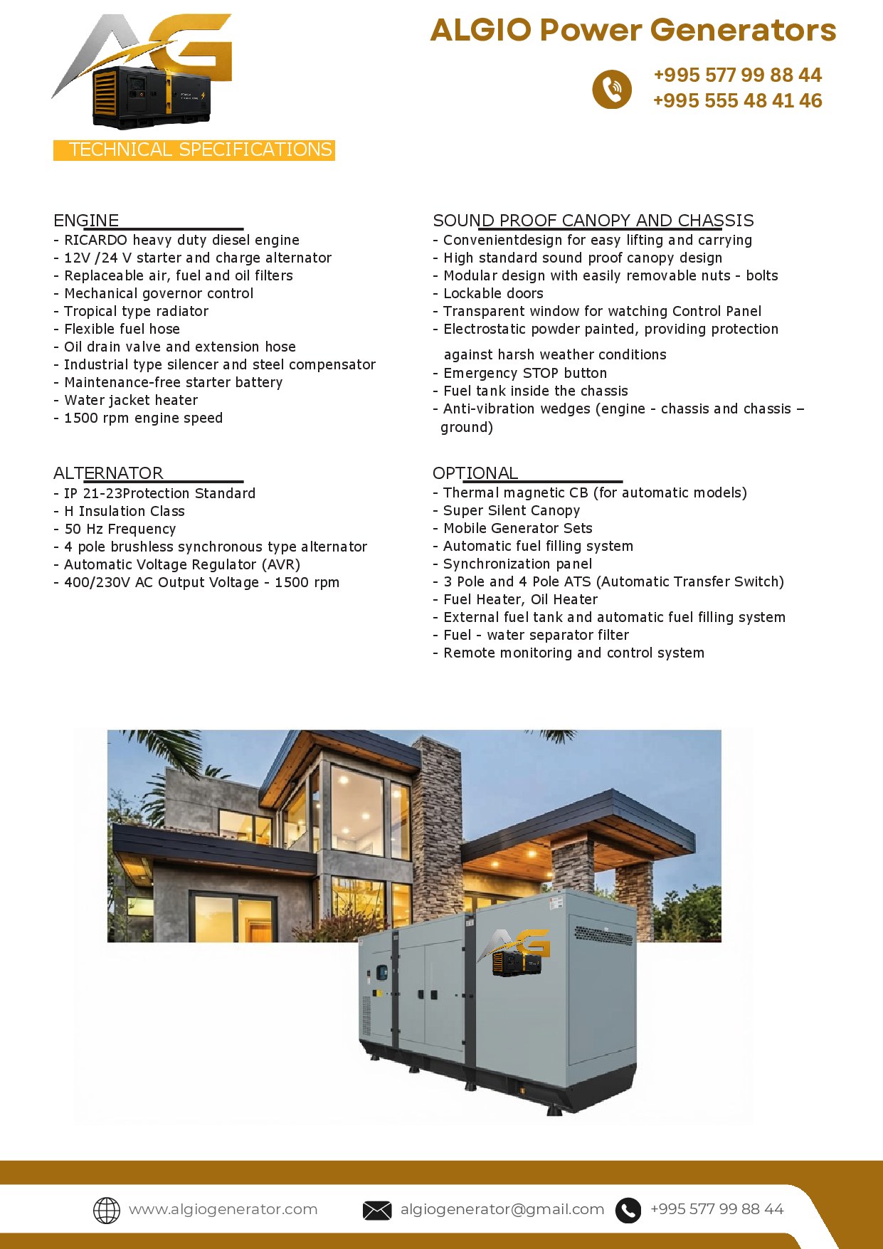 75 kVA Silent Diesel Generator - Page 3